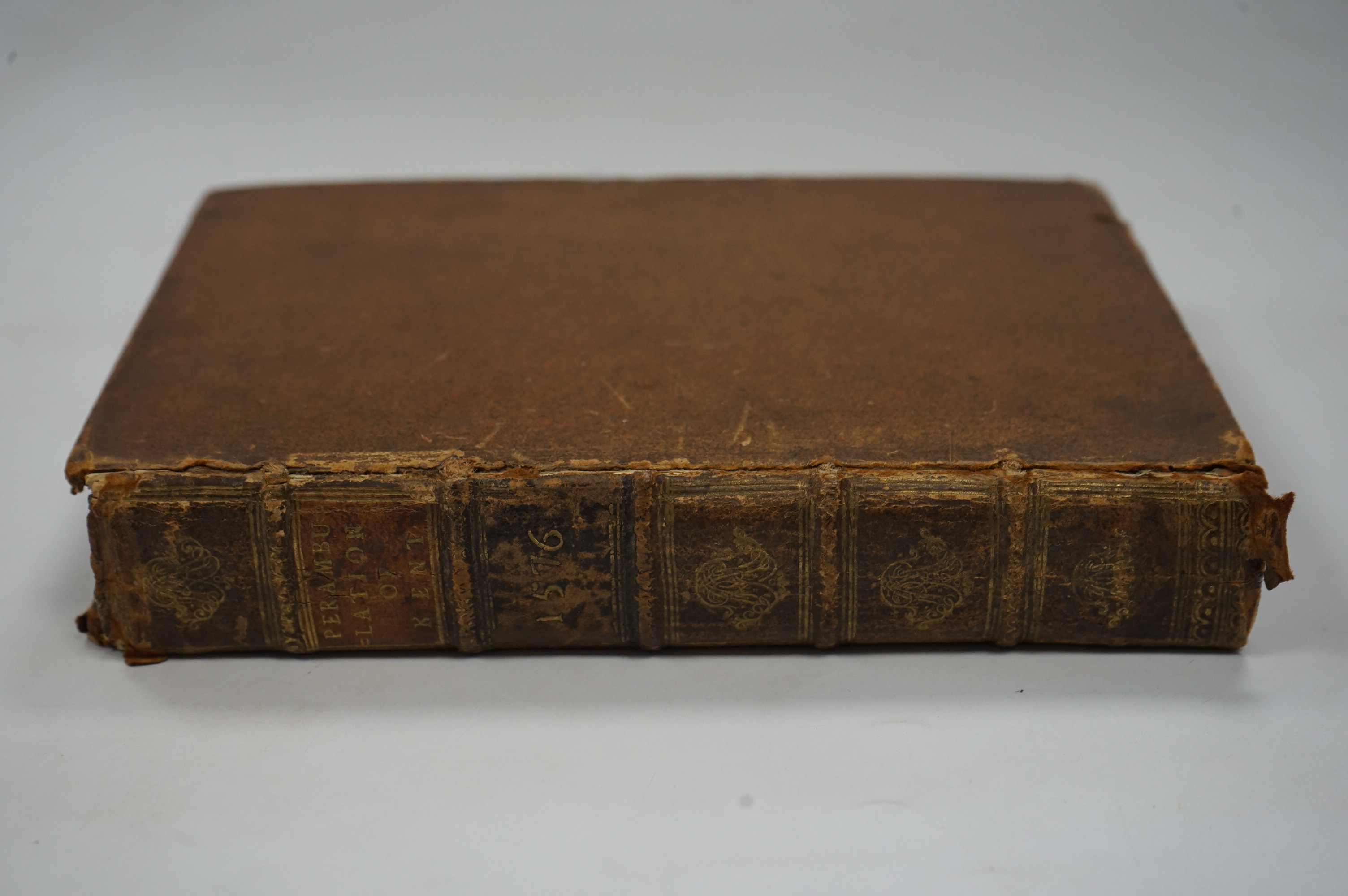 Lambard, William - A Perambulation of Kent: conteining the description, hystorie, and customes of that shyre. Collected and written ... in the yeare 1570 ... and nowe increased by the addition of some things which the Au